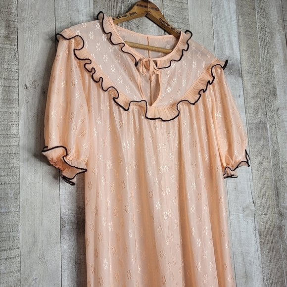 Vintage Sheer Night Dress. - Picture 2 of 8